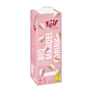 Bio-Mandeldrink ungesüßt und ungekühlt