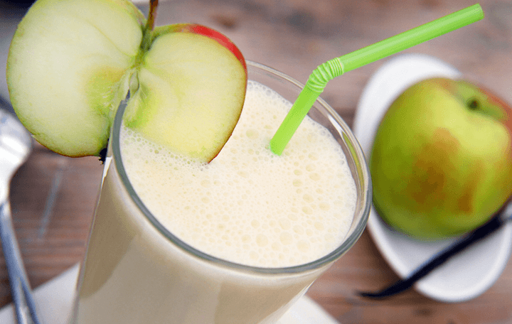 Apfel-Birne-Vanille Shake
