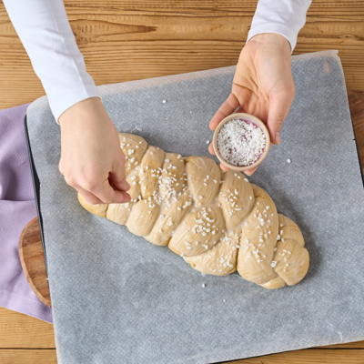 veganer Osterzopf Rezept Step 5 - Ja! Natürlich