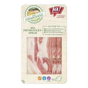 Bio-Frühstücksspeck vom Strohschwein