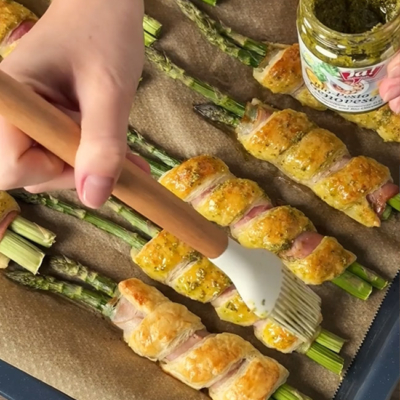 Blätterteig Spargel Häppchen Rezept Step 5 - Ja! Natürlich