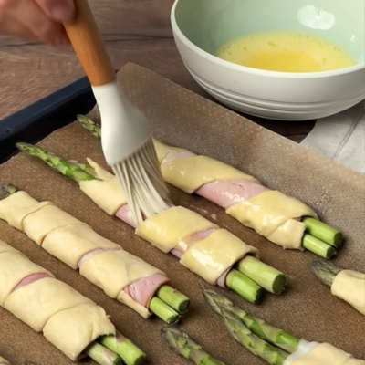 Blätterteig Spargel Häppchen Rezept Step 4 - Ja! Natürlich