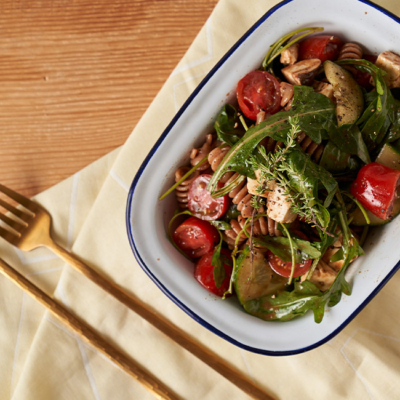Nudelsalat mit Schafmischkäse Rezept Step 5 - Ja! Natürlich