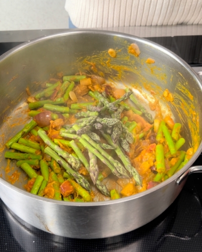 Karma Food Rezept Linsen Rhabarber Dal