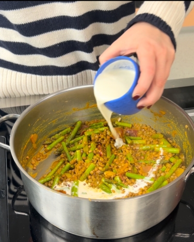 Karma Food Rezept Linsen Rhabarber Dal