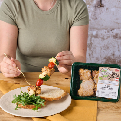 -Hendelspieße von dem Ja! Natuerlich Bio-Wiensehendel