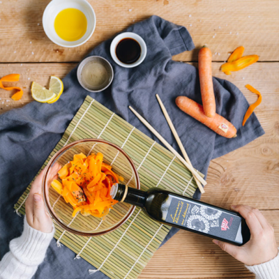 Karottenlachs-Reis-Törtchen Rezept Step 1 - Ja! Natürlich