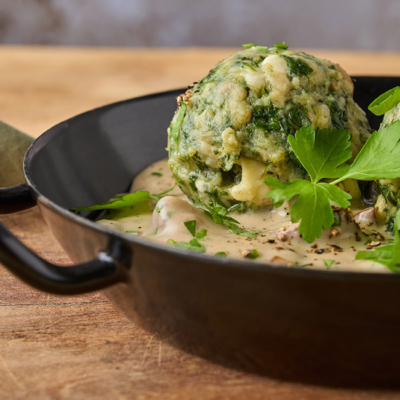 Spinat-Käse-Knödel Rezept Step 3 - Ja! Natürlich