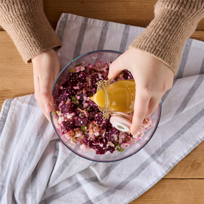 Rote Rüben Salat mit Feta Rezept Step 3 - Ja! Natürlich