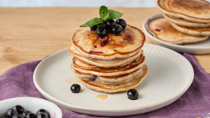 Sommerliche Joghurt Pancakes