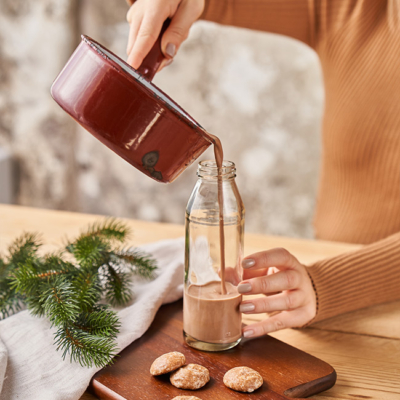 Lebkuchen-Nougat-Likör Rezept Step 6 - Ja! Natürlich