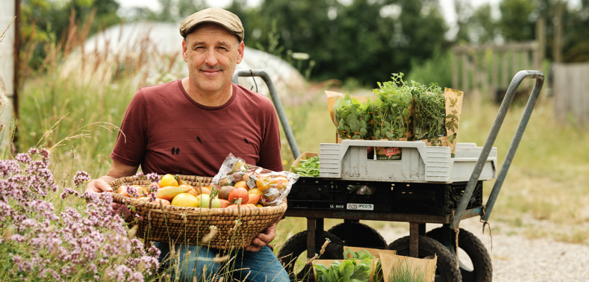 Bio-Bauer Erwin Binder.