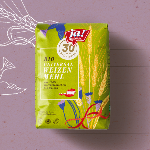 30 Jahre Ja! Natürlich - Bio-Universal-Weizenmehl - Meilenstein: Gesunder Boden