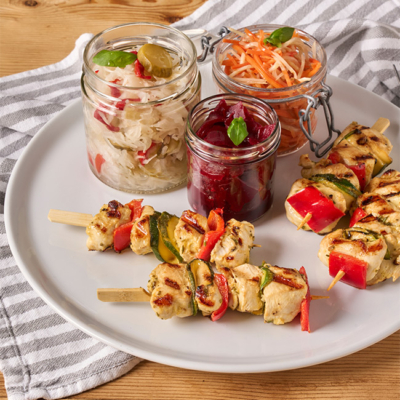 Hühnerspieße vom Grill Rezept Step 6 - Ja! Natürlich