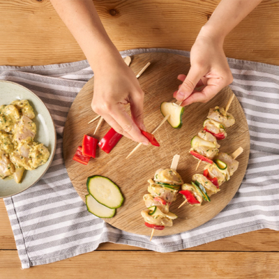 Hühnerspieße vom Grill Rezept Step 4 - Ja! Natürlich