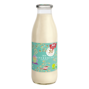 Bio-Haferdrink in der Mehrwegflasche