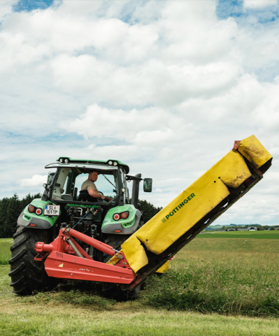 Heublumenernte mit Traktor - Ja! Natürlich
