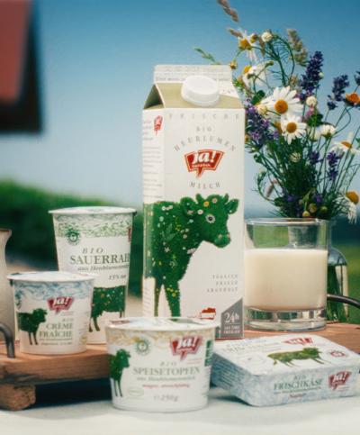 Bio-Heublumenmilchprodukte - Ja! Natürlich