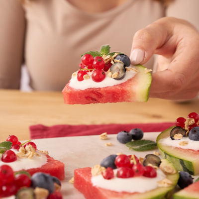 Bio-Wassermelonen Pizza von Ja! Natürlich