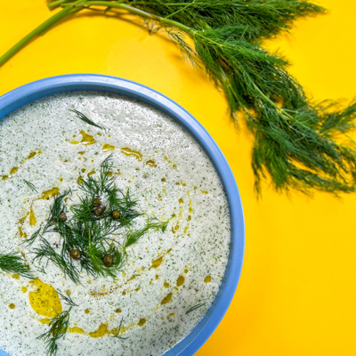 Bio-Kaltschale mit Ja! Natürlich Bio-Feldgurke