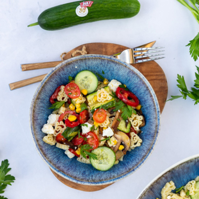 Bio Schweinderlnudeln von Ja! Natürlich Nudelsalat für Kids