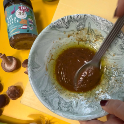 Bio-Kürbiskernmiso von Ja! Natürlich Marinierte Shiitake Pilze