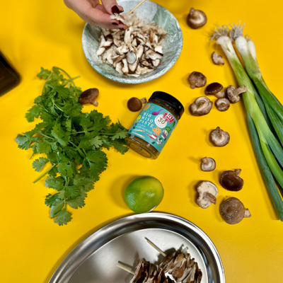 Bio-Kürbiskernmiso von Ja! Natürlich Marinierte Shiitake Pilze