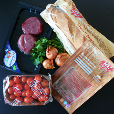 Alle im Rezept genannten Zutaten.