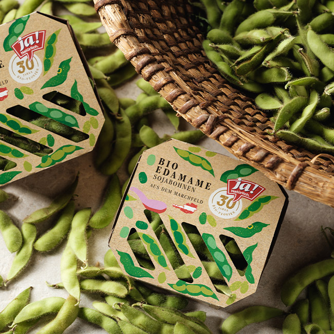 Edamame frisch in Schote - Ja! Natürlich