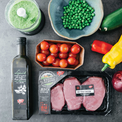 Alle im Rezept genannten Zutaten.