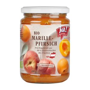 Bio-Fruchtaufstrich Pfirsich-Marille