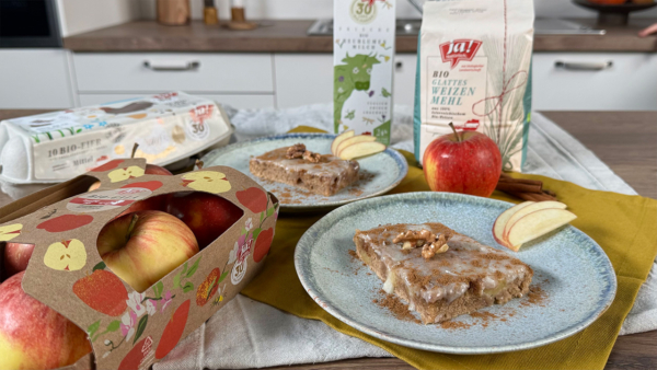 Bio-Zimtschnecken Kuchen