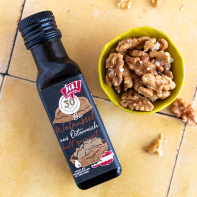 Bio-Kartoffelpüree mit Bio-Walnussöl von Ja! Natürlich