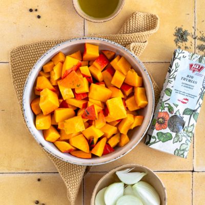 Bio-Kartoffelpüree mit Bio-Walnussöl von Ja! Natürlich