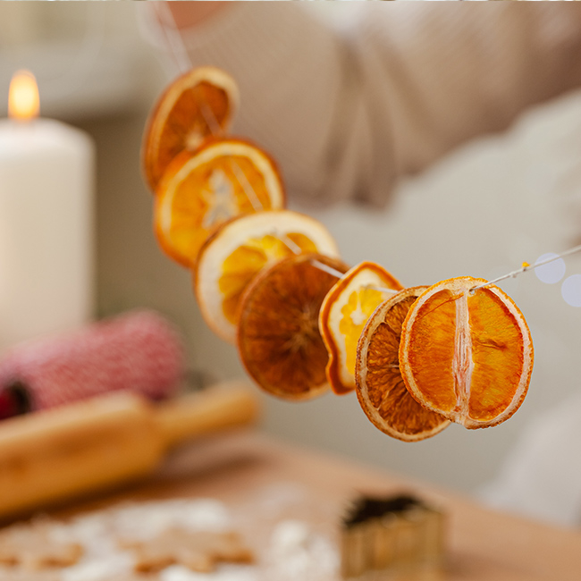 Getrocknete Orangenkette von Ja! Natürlich