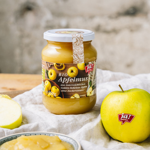 Bio-Apfelmus von Ja! Natürlich