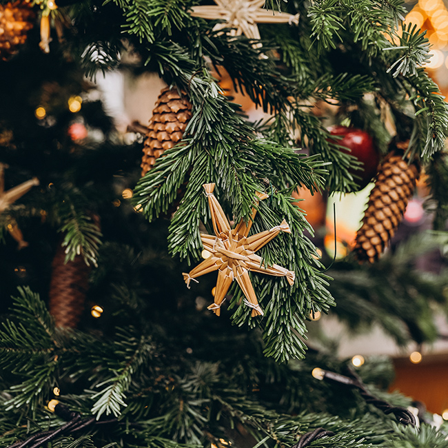 Ideen zu nachhaltigem Christbaumschmuck von Ja! Natürlich