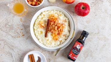 Cremiger Milchreis mit Apfelkompott