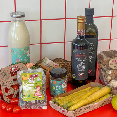 Balsamico Shiitake Pilze mit Steckrüben Erdäpfel Püree & Kürbis Miso Tomaten Jus von Ja! Natürlich