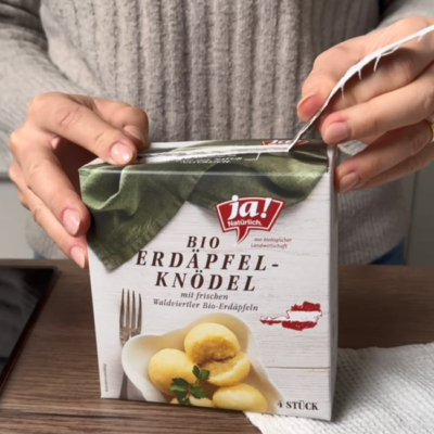 Veganes Gulasch mit Bio-Soja Geschnetzelt von Ja! Natürlich