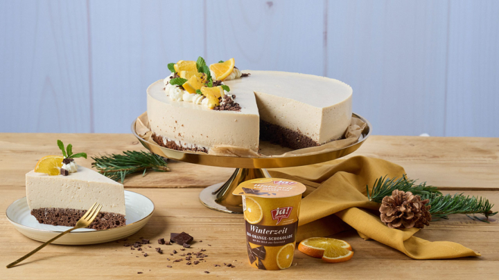 Orangen-Topfen-Torte