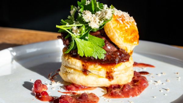 Blätterteig-Bouchés gefüllt mit Bio-Entenragout