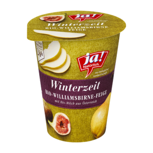 Bio-Fruchtjoghurt 3.6% Winterzeit Feige-Birne
