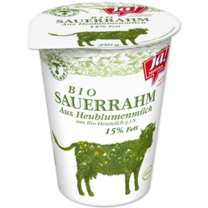 Bio-Sauerrahm aus Heumilch