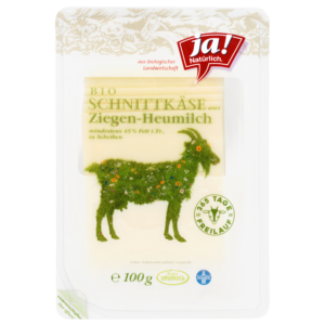 Bio-Ziegenheumilchschnittkäse Scheiben