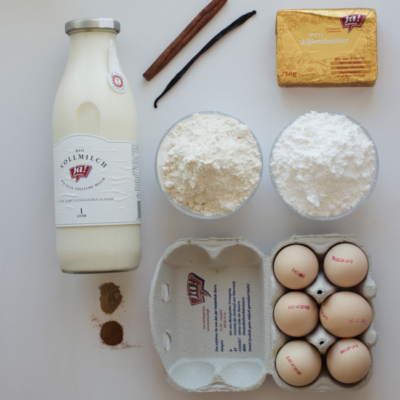 Alle im Rezept genannten Zutaten.