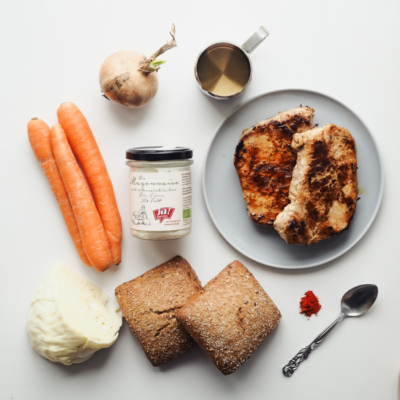 Alle im Rezept genannten Zutaten.