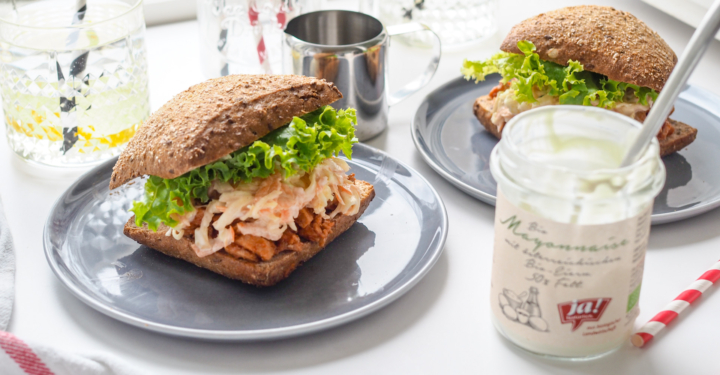 Grillerei-Reste köstlich verwerten: Pulled Pork Sandwich