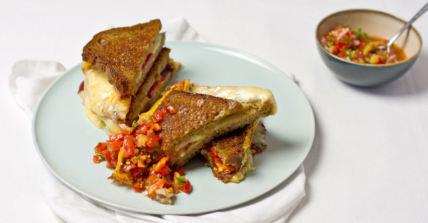 Grilled Cheese Sandwich in Heublumenqualität