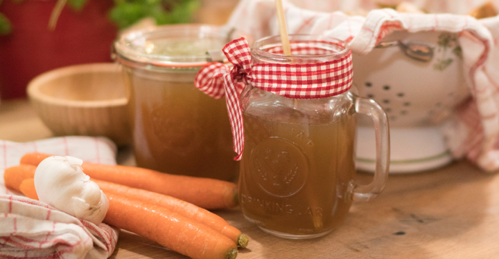 Aus der Frühstückspension: Rindsuppe to go